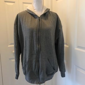 Gray Lined Hoodie